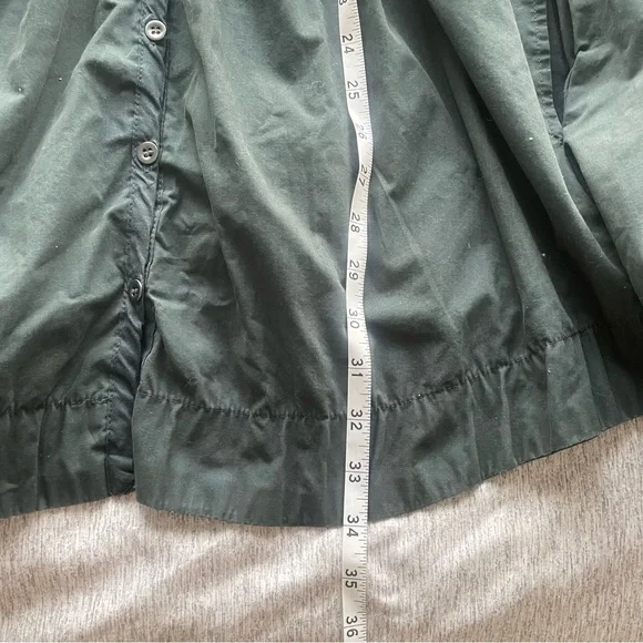 Free People Navy Lace Button Up Long Sleeve Dress Size Medium 100% Cotton - Picture 10 of 14